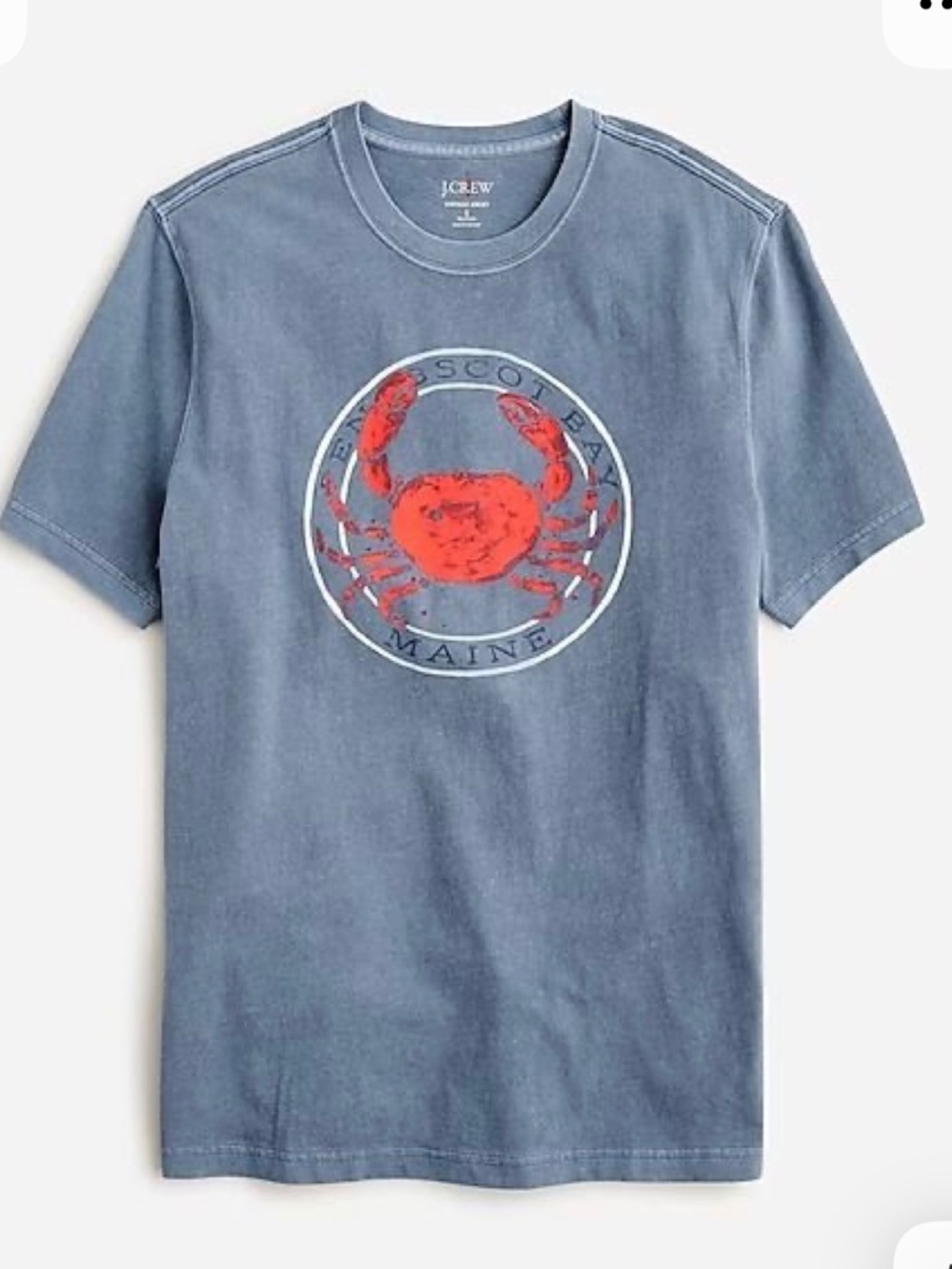 J Crew Oversize Crab Tee